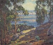 William Wendt Eucalyptus Trees and Bay china oil painting reproduction